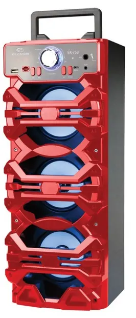 Sistem audio Elekom - EK-750, roșu