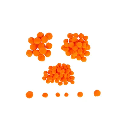 Mini pom-pom - 100 de piese