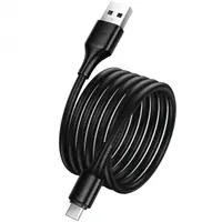 Cablu Date si Incarcare USB-A - microUSB HOCO X120, 18W, 1m, Negru