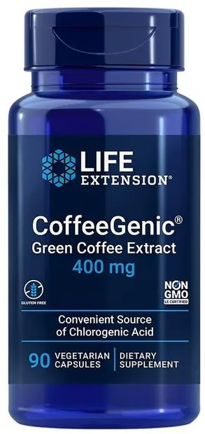 CoffeeGenic, 400 mg, 90 capsule, Life Extension
