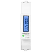 Contor monofazat de energie electrica, Sinotimer, 230V AC 50Hz, 5(100)A, ecran digital LED iluminat, DDS519L
