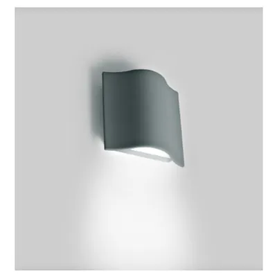 Emi LED 6W wall lamp 400lm 3000K 230V IP54antracit