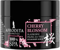 Afrodita 100% SPA Cherry Blossom Scrub de corp cu zahăr, 175 g