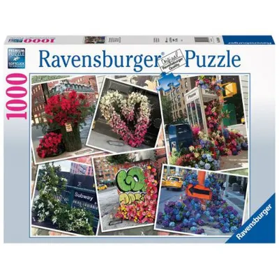 Puzzle Flori in New York, 1000 Piese