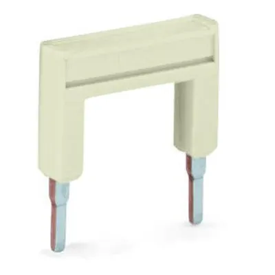 Push-in type jumper bar; insulated; from 1 to 8; Nominal current 14 A; light gray