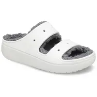 Slapi unisex Crocs Classic Cozzzy Sandal, Alb