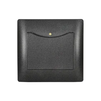 Economizor cu cartela pentru hotel MODUL PENTRU HOTEL RHYME NEGRU METALIC