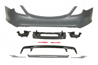 Bara (Spate, AMG, cu intarire; cu paranteze de montaj; cu valabilitate, cu gauri pentru senzorii de parcare, grunduit) potrivit MERCEDES S (W222, V222, X222) 05.13-04.17