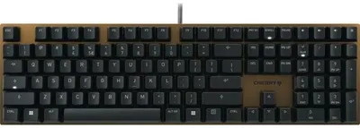 Tastatură mecanică Cherry - KC 200MX Brown, Cherry MX2A Brown, LED, neagră/bronze