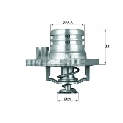 Termostat, lichid racire MAHLE ORIGINAL TI 13 92
