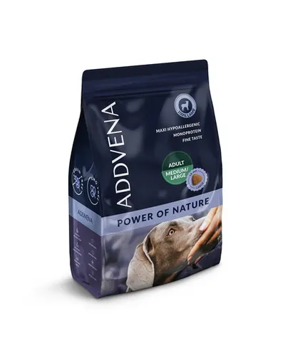 ADDVENA Power of Nature Adult medium&large 2,5 kg hrana cu miel, pentru caini adulti rasa medie, mare