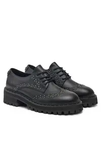 Pantofi dama - Negru - Piele ecologica - Negru