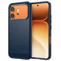 Husa pentru Honor 600 Pro / 600, Techsuit, Carbon, Albastra