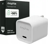 Încărcător mophie - Speedport 35, GaN USB-C 35W, alb