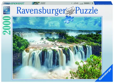 Puzzle Ravensburger din 2000 de piese - Cascadele Iguazu, Brazilia