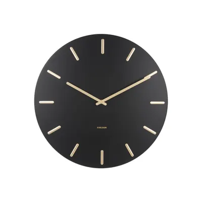Ceas de perete Karlsson Charm, negru