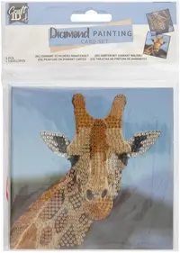 Kit de pictură cu mărgele Grafix - Animale, 2 buc