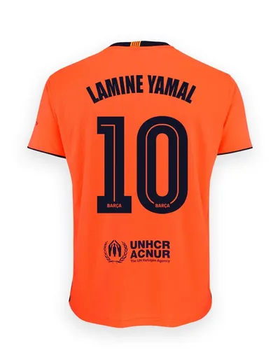 Tricou FC Barcelona 25-26 Premium Away Replica - Lamine Yamal 10