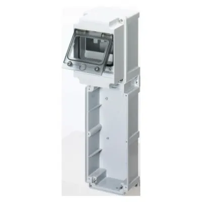 Modular Base With Panel With Window and En50022 Rail - 1 Socket Outlet 16/32a / Selv - 6 Mod.en50022 - Ip66