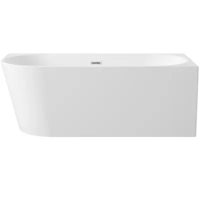 Cada baie pe colt, orientare dreapta 170x80 cm, alba, Deante Silia