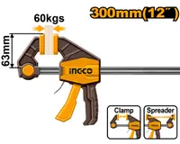 Presa Fixare Rapida Tip F 63x300mm HQBC01602 – Forta 60kg, Bara Otel 5x18mm