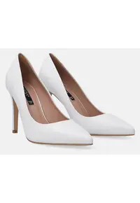 Pantofi stiletto din piele cu toc inalt