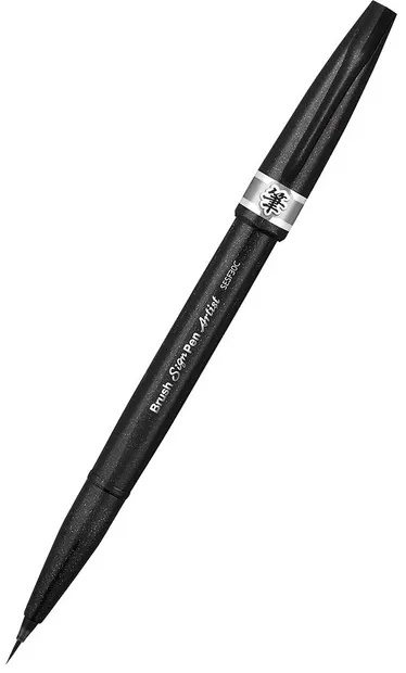 Marker pensula Pentel - Artist, gri