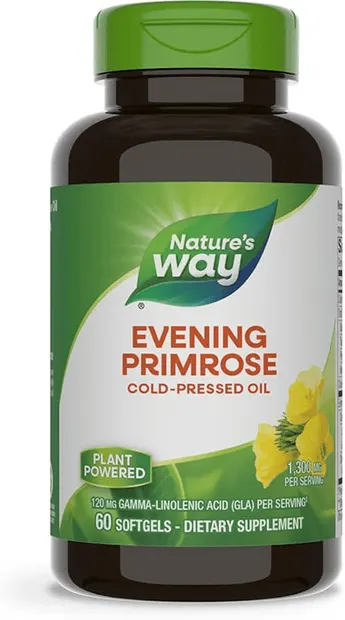 Evening Primrose, 1300 mg, 60 capsule, Nature’s Way