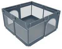 Țarc de joacă Choc Chick - Playpen 3.0 Square, 130 x 130 cm, gri