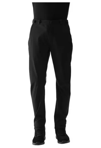 Pantaloni pentru barbati 4FWAW24TFTRM0783 - poliester/elastan - negru
