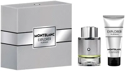 Mont Blanc Explorer Platinum Set - Apă de parfum și Gel de duș, 60 + 100 ml