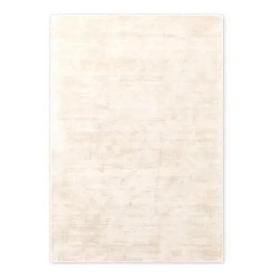 Covor fildeș țesut manual din viscoză 120x180 cm Noemi – Vikosa