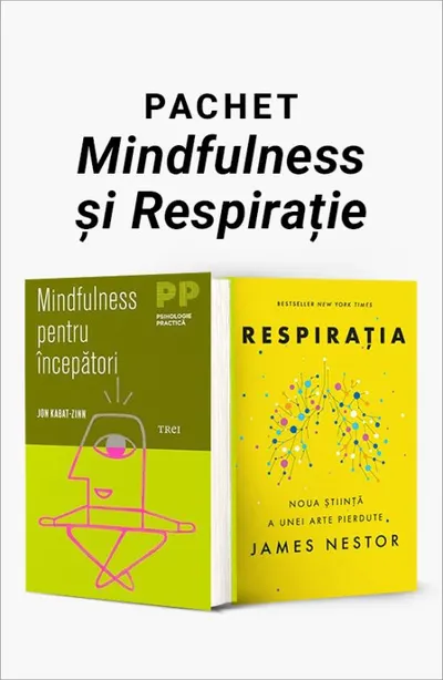 Pachet Mindfulness și Respirație. Mindfulness pentru începători/Respirația