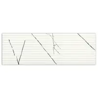 Faianta decorativa Agatha White rectificata 40x120 lucioasa
