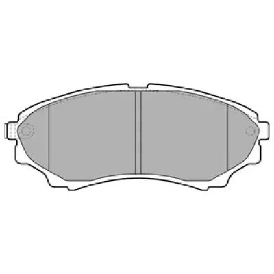 Set placute frana, frana disc DELPHI LP2036