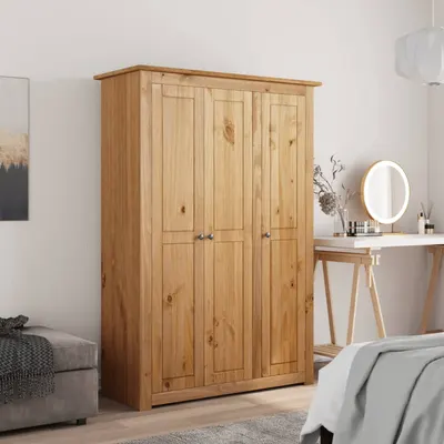 Gossi sifonier cu 3 usi, 118 x 50 x 171,5 cm, pin gama panama