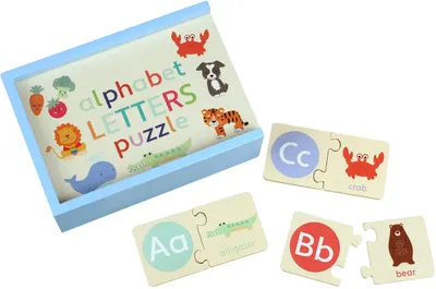 Puzzle educativ Orange Tree Toys - Alfabet cu animale