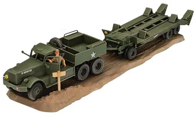Model de asamblat Revell Militar: Transportor de tancuri M19, 140 piese