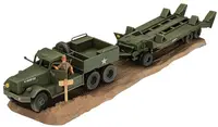 Model de asamblat Revell Militar: Transportor de tancuri M19, 140 piese