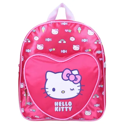 Rucsac Follow The Rainbow Hello Kitty, 30x25x11 cm