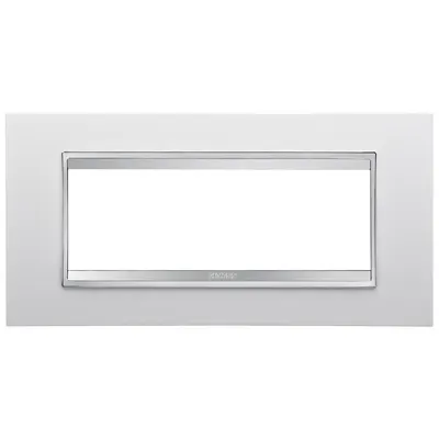Rama ornament 6 module Gewiss Chorus Lux GW16206TB, alb