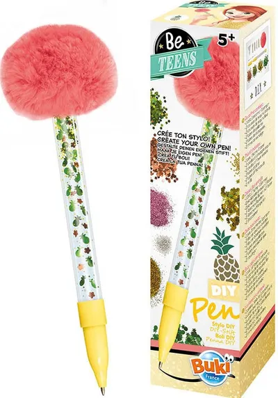 Pix cu puf Buki France Be teens - Ananas
