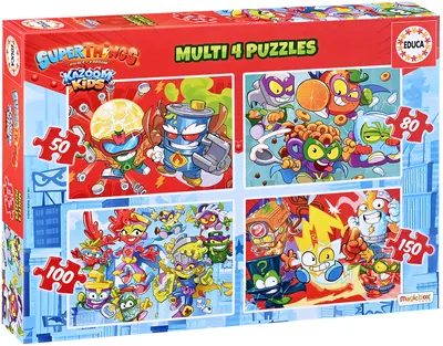 Puzzle Educa 4 in 1 - Lucruri minunate