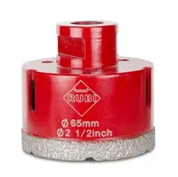 Carota diamantata pt. portelan, placi ceramice DryGres 65mm - RUBI-4916