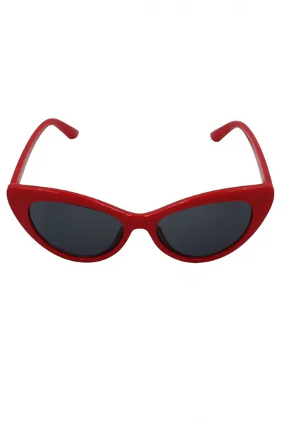 Ochelari de soare dama cat eye rosu