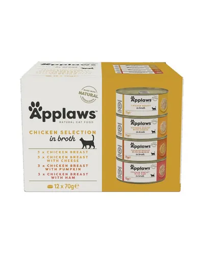 APPLAWS Collection hrana umeda pentru pisici, mix arome 12 x 70 gr