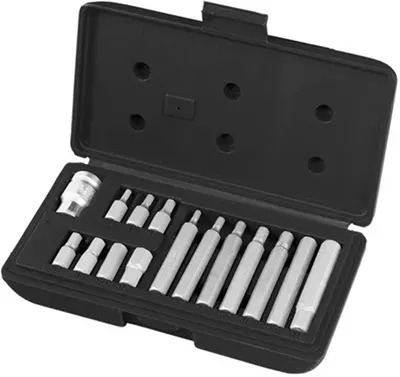 Set de biți MTX - HEX, 15 piese, 10 mm, tijă hexagonală