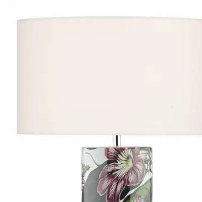 Veioza Elana Table Lamp Tropical Print Ceramic Base Only