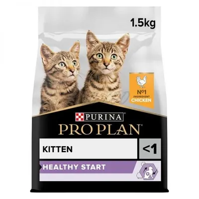 Purina Pro Plan Kitten Optistart, pui, hrana uscata pentru pisici junior, 1.5 kg