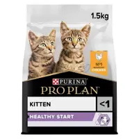Purina Pro Plan Kitten Optistart, pui, hrana uscata pentru pisici junior, 1.5 kg